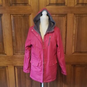 Free Country Women's Pink Hooded Jacket.